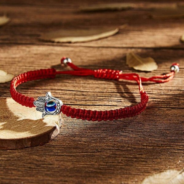 Hamsa Hand Red String Bracelet - Evil Eye Protection - Image 5