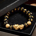 Feng Shui Pixiu Black Obsidian Wealth Bracelet - Attract Wealth - Image 6