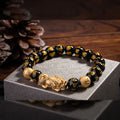 Feng Shui Pixiu Black Obsidian Wealth Bracelet - Attract Wealth - Image 5
