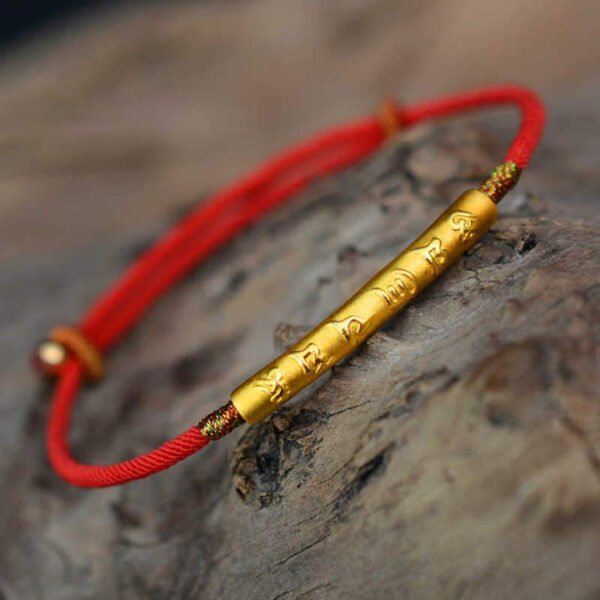 Tibetan Lucky Bracelet Red String Bracelet Buddhist Lucky Charm - Image 3